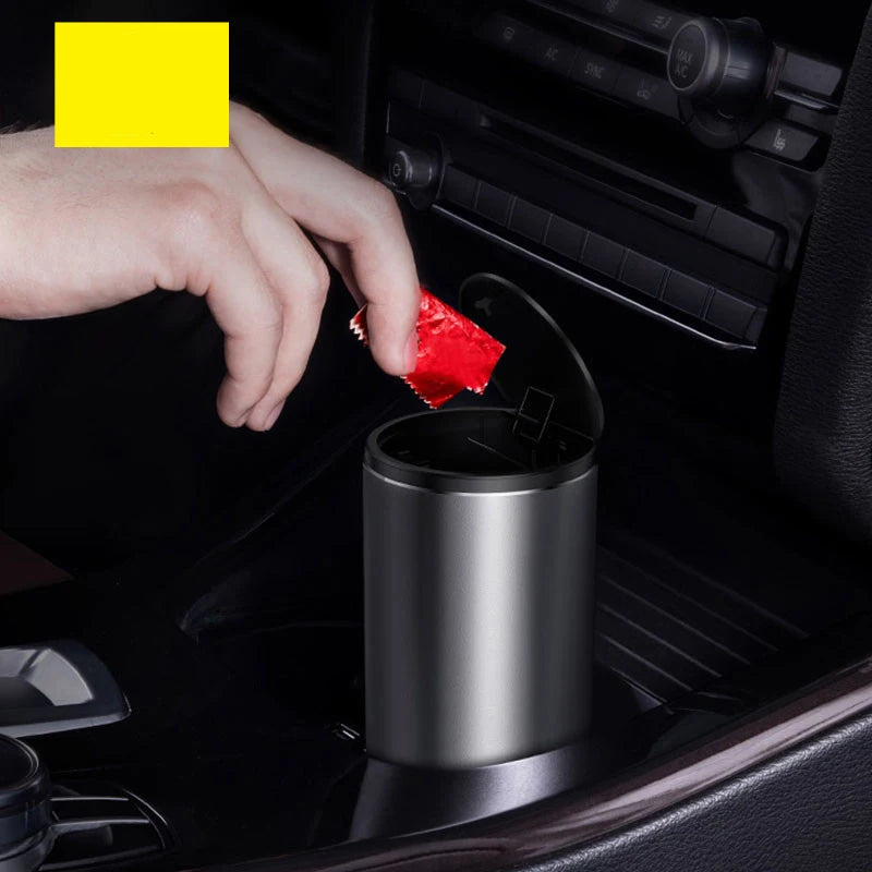 Mini Car Trash Can Storage Box