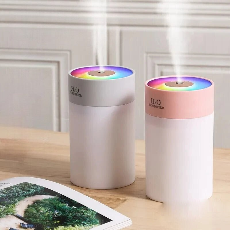Mini Ultrasonic Air Humidifier With Light And Oil Diffuser