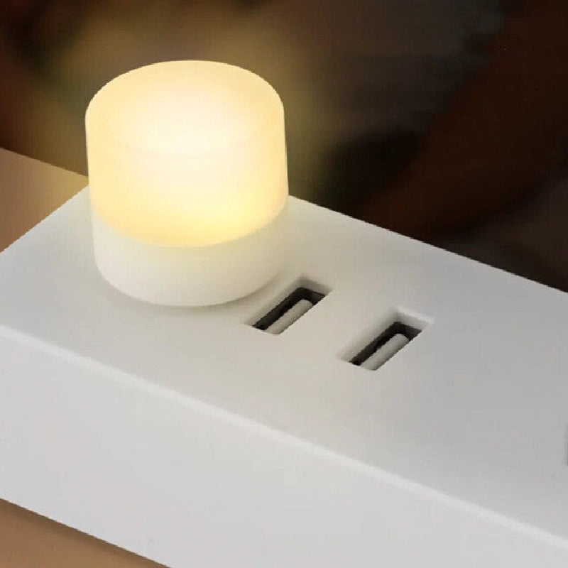 Mini USB Light Warm White Eye Protection Power Charging