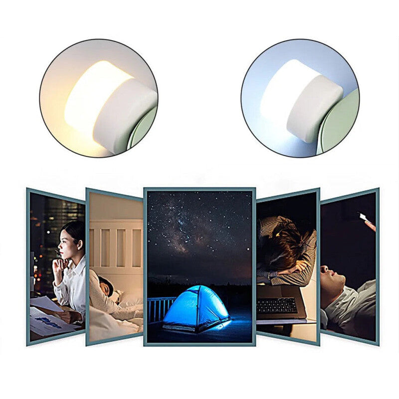 Mini USB Light Warm White Eye Protection Power Charging