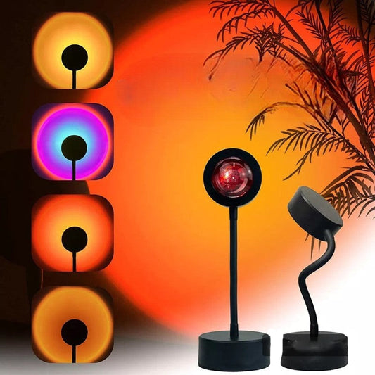 Mini USB Sunset Projection Lamp Mood Lights