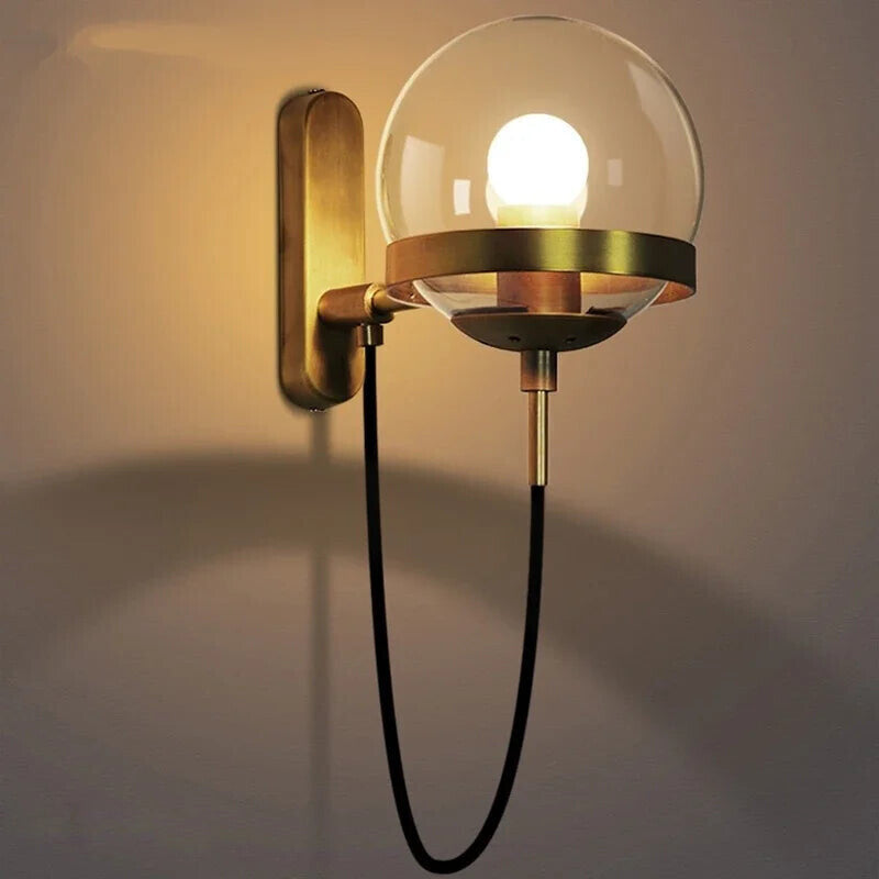 Modern And Simple Glass Ball LED Wall Lamp