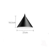Modern Wire Geometric Led Bedside Hanging Lamp