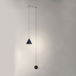 Modern Wire Geometric Led Bedside Hanging Lamp