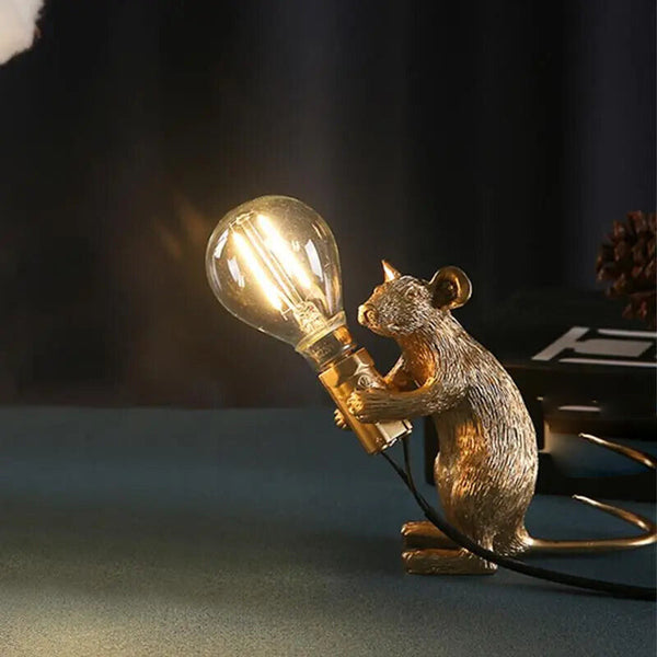 Modern Resin Mouse Decorative Table Lamp