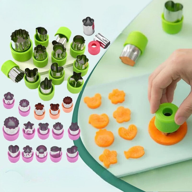 Molds With Different Shapes For Food Cuts