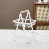 Multi-Layer Grid Three-Tier Shelf Basket