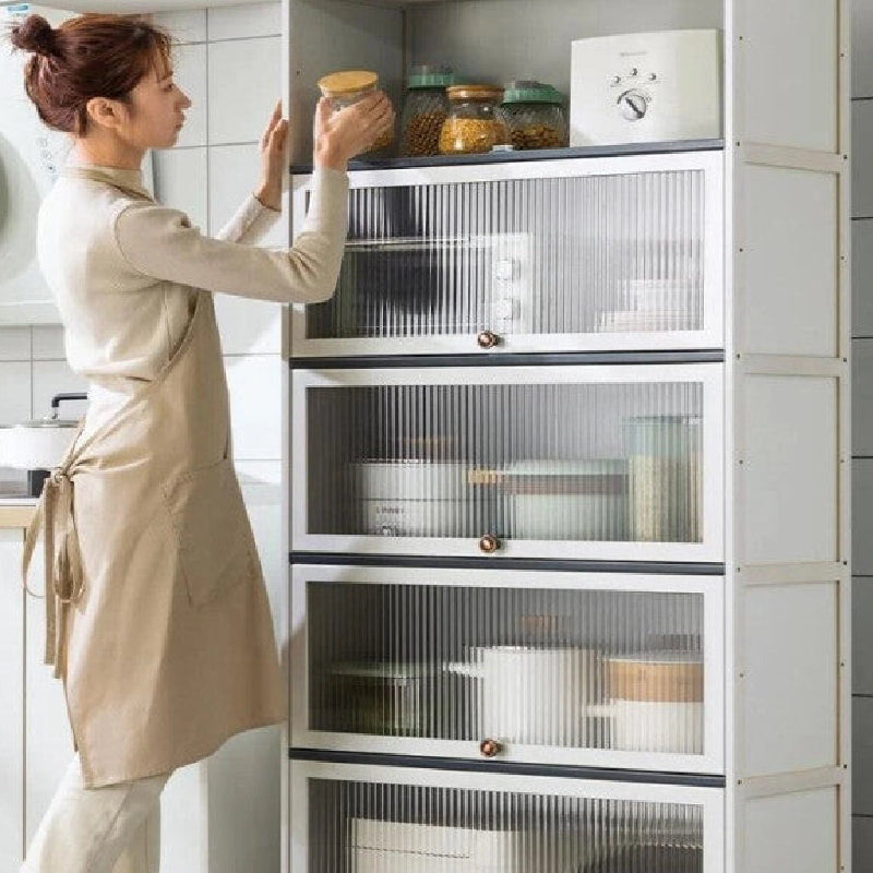 Multi-Level Storage Cabinet Utensil Organizer