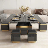 Multifunctional Folding Coffee Table With Lifting Table