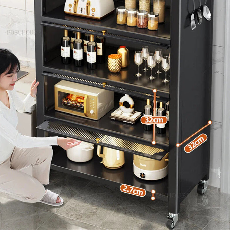 Multifunctional Multi-Layer Storage Cabinet