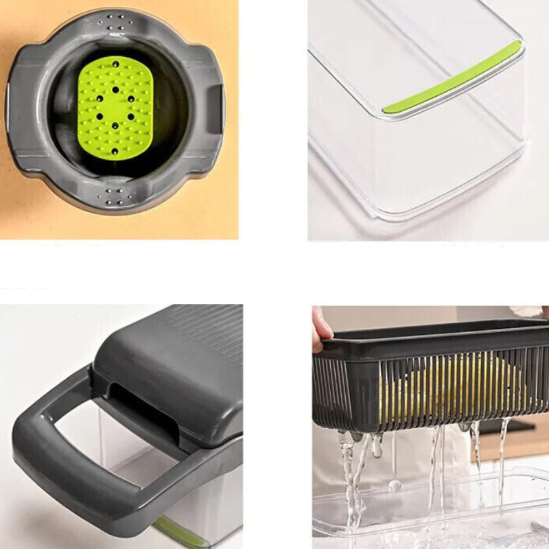 Multifunctional Vegetable Cutter Shredder Slicer Grater