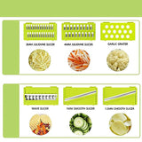 Multifunctional Vegetable Cutter Slicer Chopper with Storage