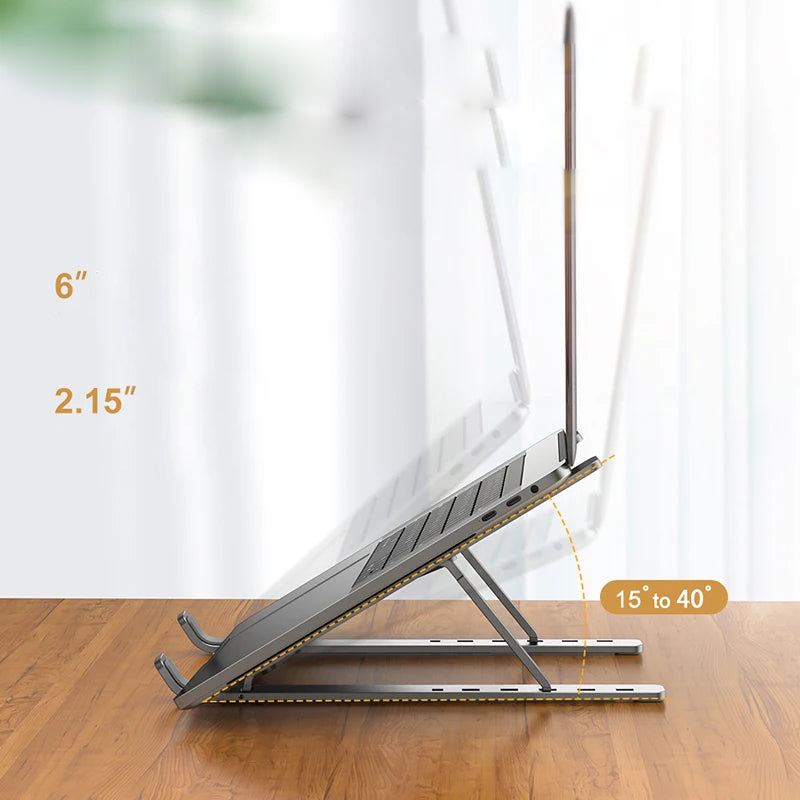 Non-Slip Folding Aluminum Laptop Stand