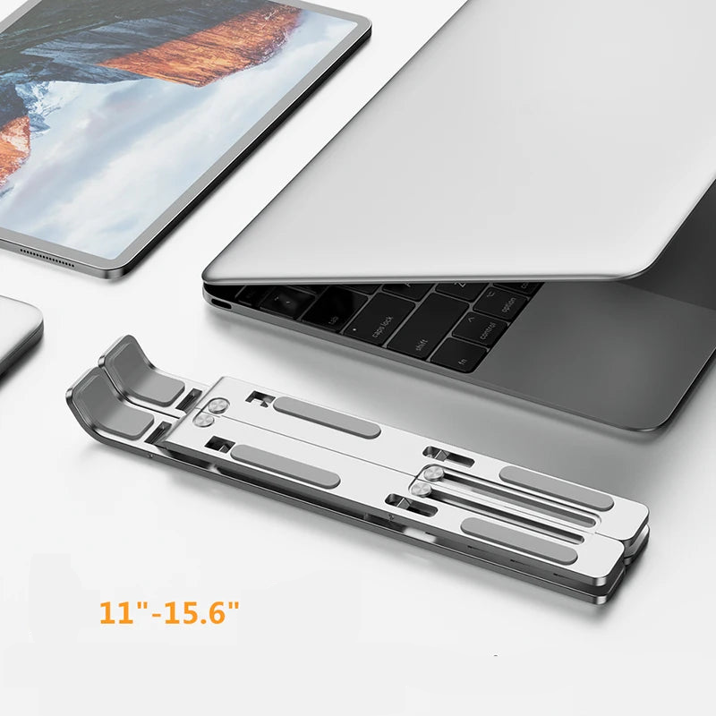 Non-Slip Folding Aluminum Laptop Stand