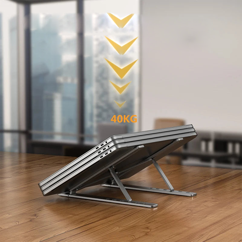 Non-Slip Folding Aluminum Laptop Stand