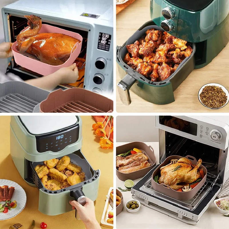 Non-Stick Silicone Baking Tray for Fryer