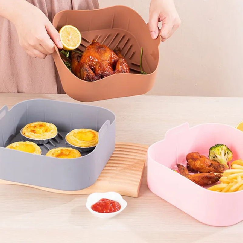 Non-Stick Silicone Baking Tray for Fryer