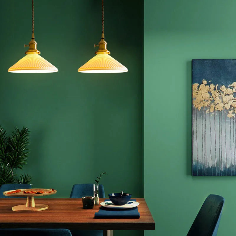 Nordic Modern Ceramic Pendant Lamp