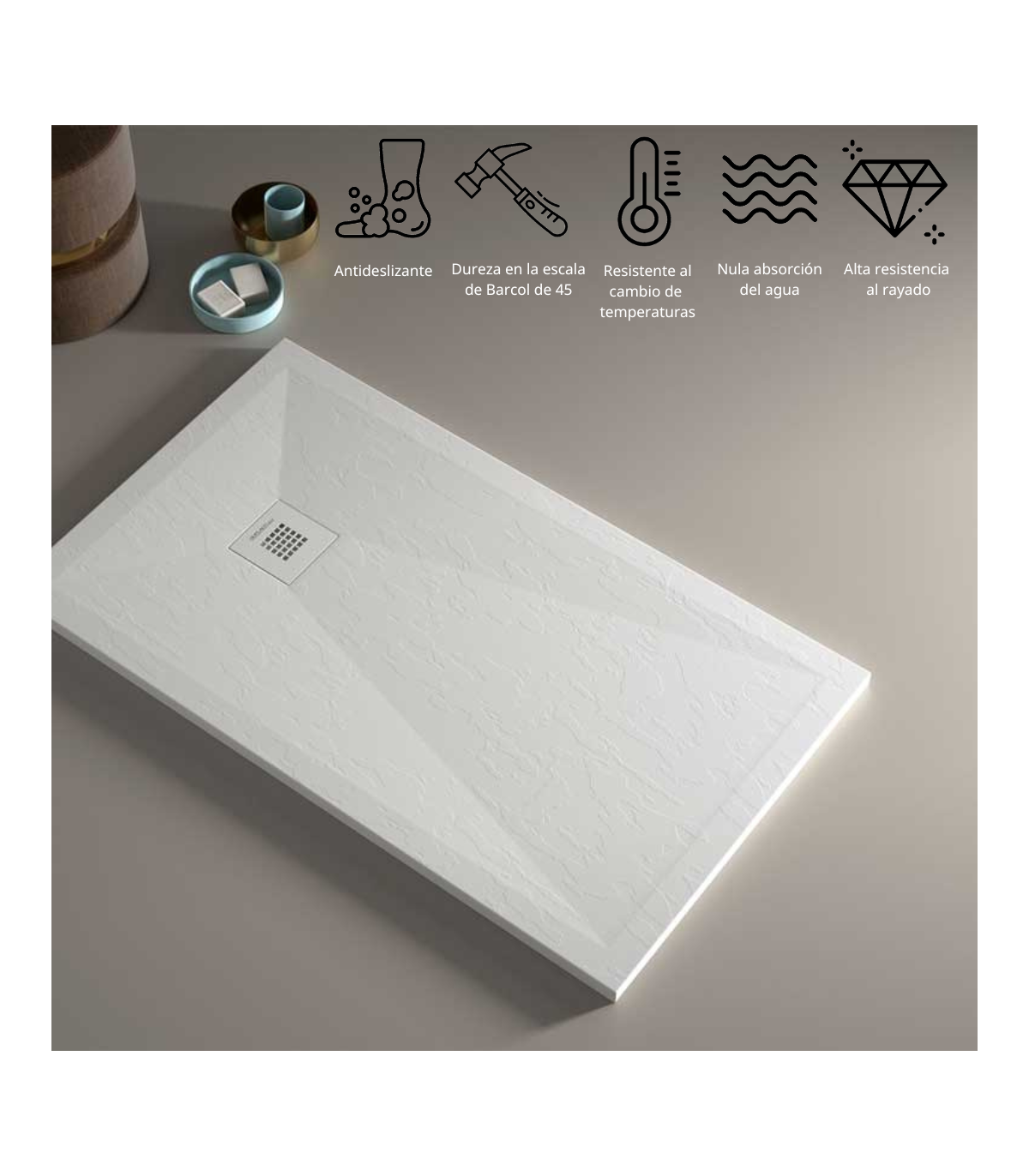 Plato de ducha Classic Textura Lisa