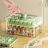 Press Type Ice Cube Tray with Storage Box