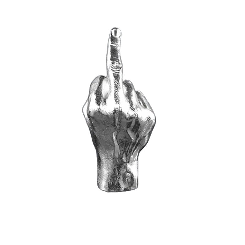 Resin Modern Nordic Style Vertical Middle Finger Statue