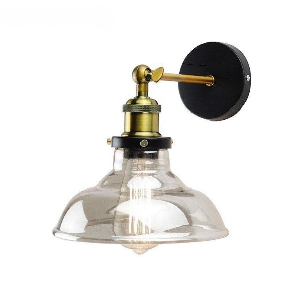 Retro Simple Glass Industrial Style Wall Lamp