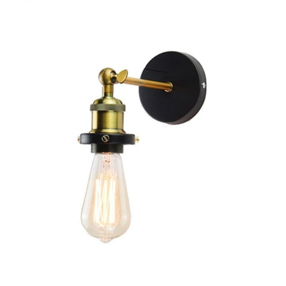 Retro Simple Glass Industrial Style Wall Lamp