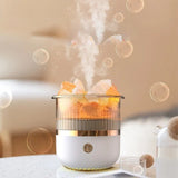 Salt Stone Air Humidifier Mist Measurement with Night Light