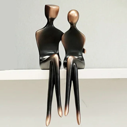 Sculpture and Figures Couple Modern Art Decoration