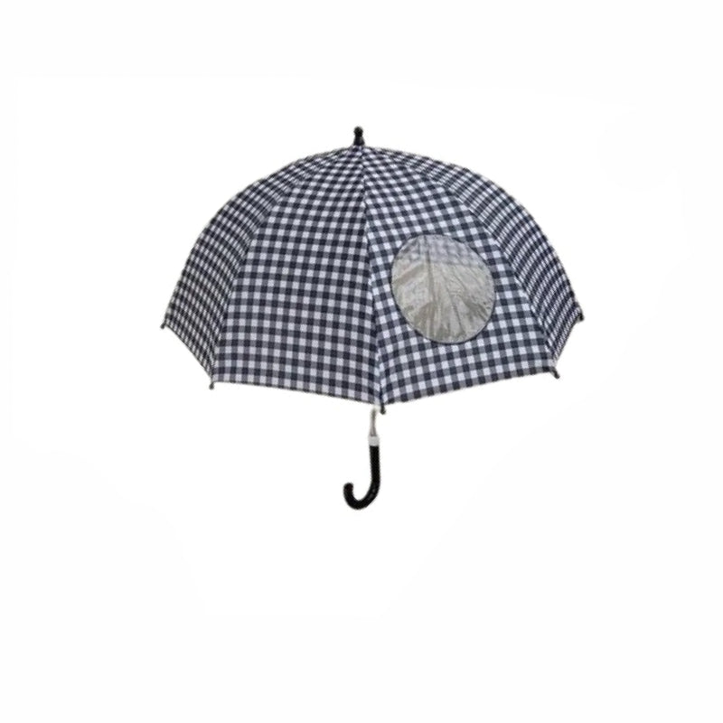 Small Transparent Semi-Automatic Umbrella