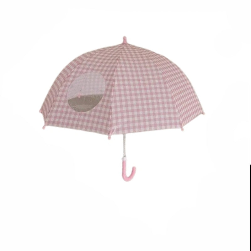 Small Transparent Semi-Automatic Umbrella