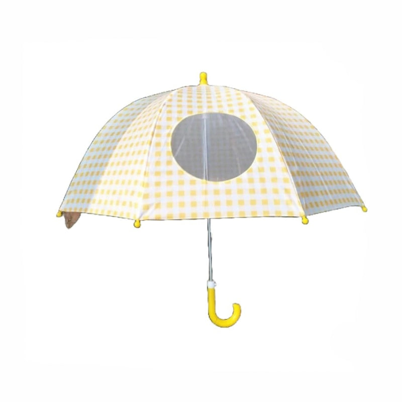 Small Transparent Semi-Automatic Umbrella