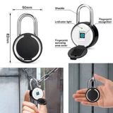 Smart Padlock With Biometric Waterproof Electronic Lock