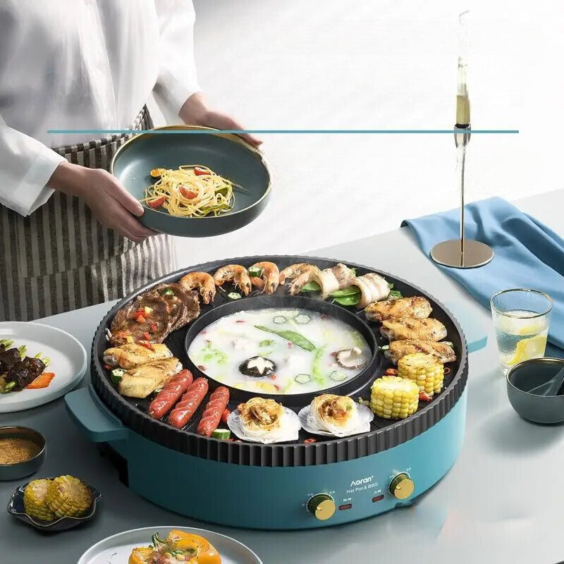 Smokeless Indoor Electric Grill For Food Portable Stove
