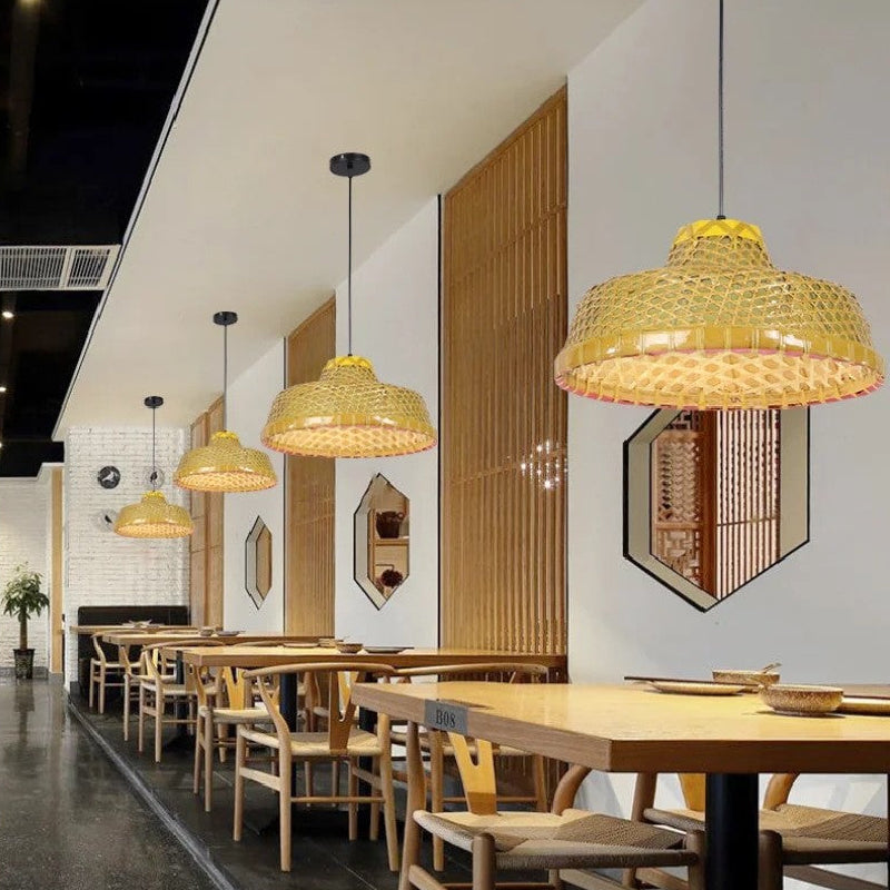Rattan Straw Multi Style Pendant Lamp
