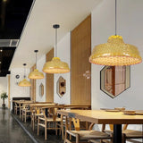 Rattan Straw Multi Style Pendant Lamp