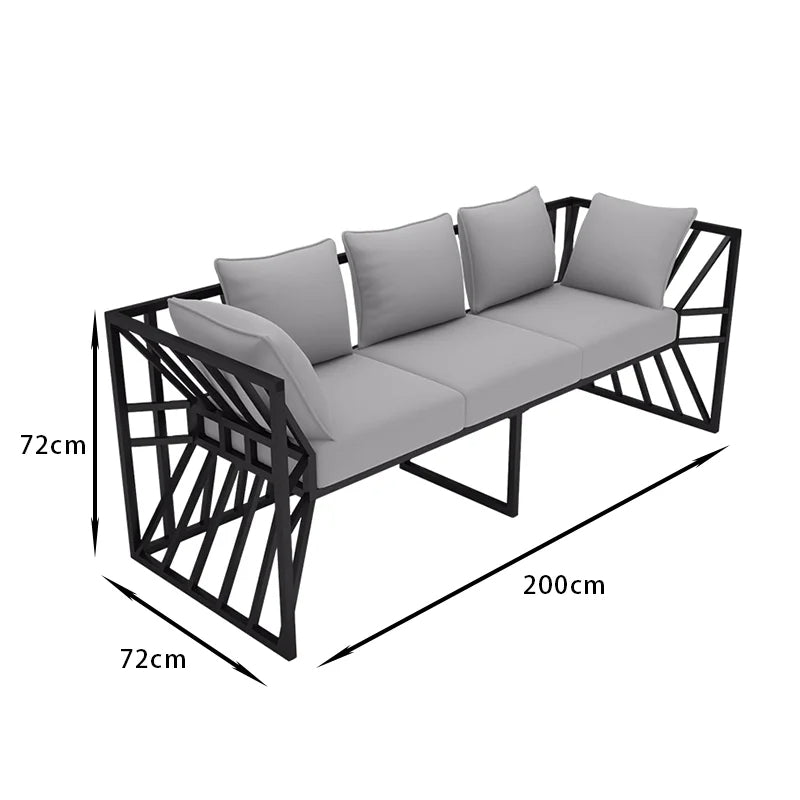 Nordic Sofa Bar Living Room Seating: Single, Two-Seater, and Three-Seater Combination Chairs