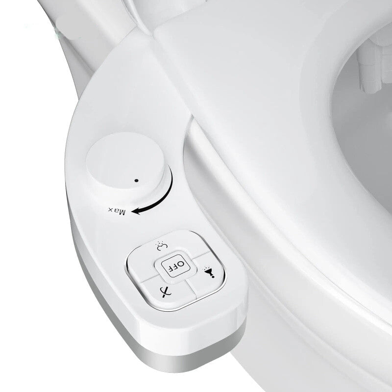 Toilet Seat Accessory Self-Cleaning Double Nozzle