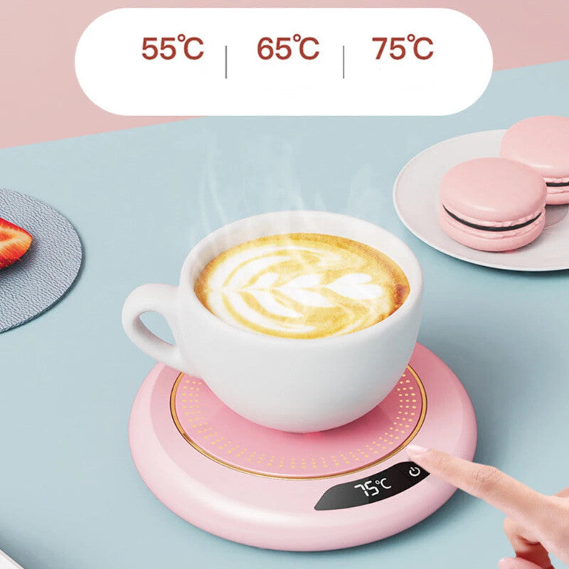 USB Cup Warmer for Mugs with Temperature Adjustment