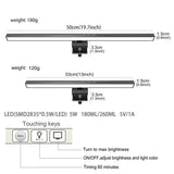 USB Powered Hanging LED Light Bar Desk Lamp