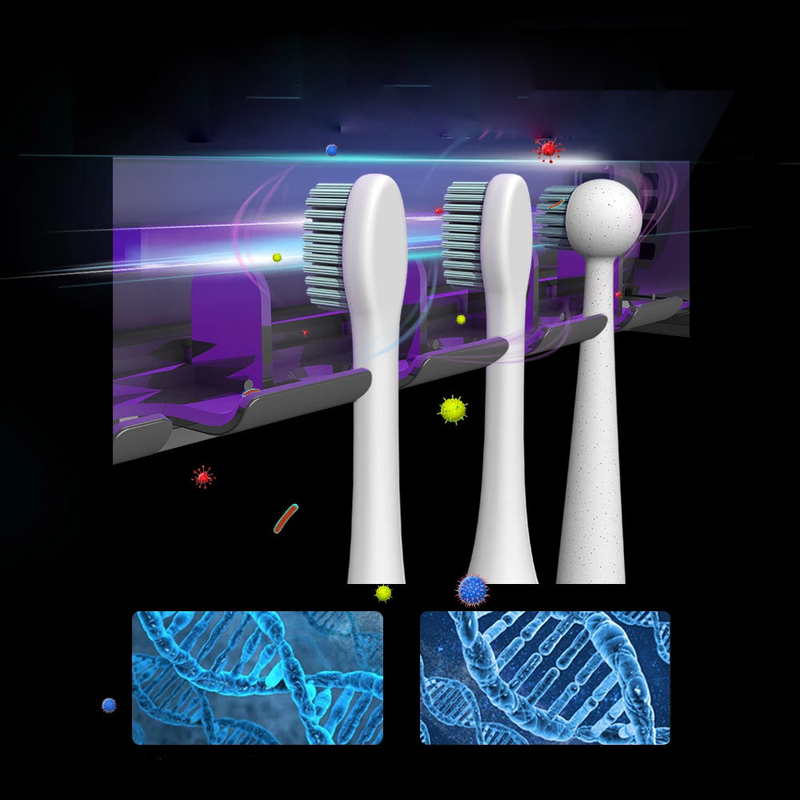 UV Toothbrush Holder Storage Sterilizer with LED Display