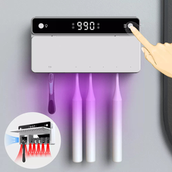 UV Toothbrush Holder Storage Sterilizer with LED Display