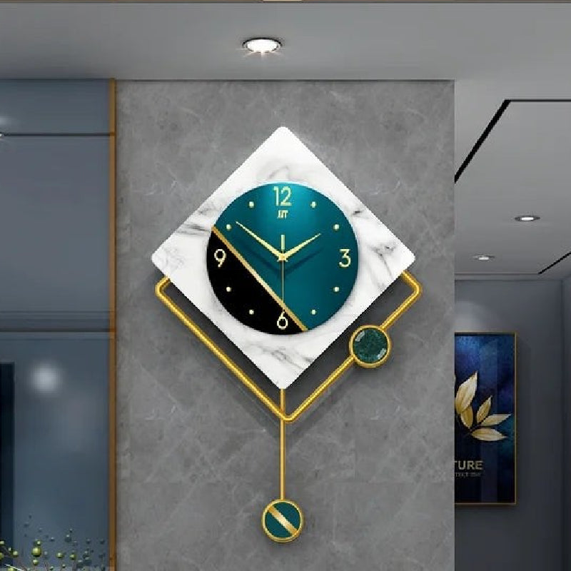 Wall Clock Modern Pendulum Art Nordic