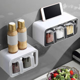 Wall Mount Spice Racks Condiment Organizer