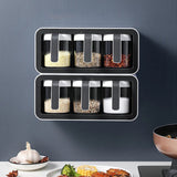 Wall Mount Spice Racks Condiment Organizer