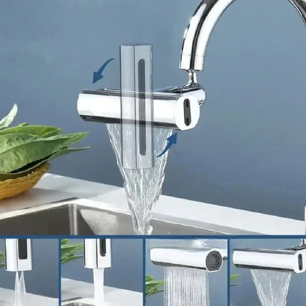 Water Saving 4 Mode Cascade Faucet Extender