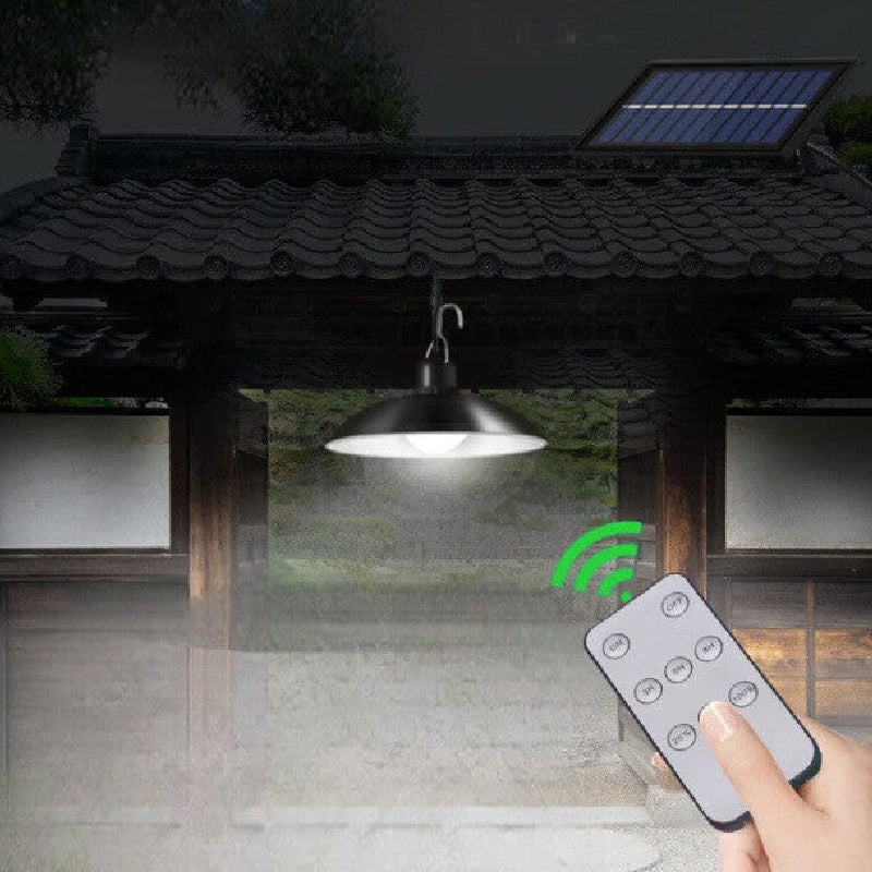 Waterproof Outdoor Double Head Solar Hanging Light