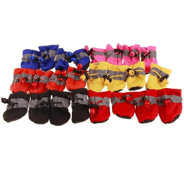 Waterproof Pet Shoes Non-Slip Rain Boots 4 units