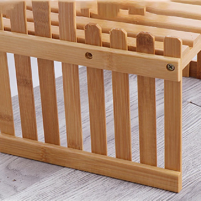 Wooden Flower Pot Storage Rack