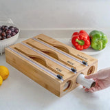 Wooden Kitchen Utensils Cutter Wall Mounted